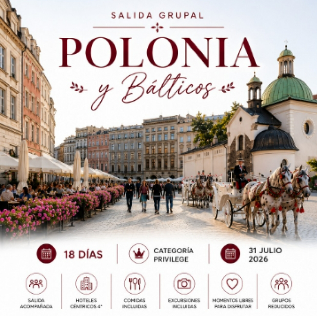  POLONIA Y BALTICOS SALIDA 31 JULIO 2026 - LUFTHANSA