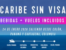 Crucero inolvidable por el Caribe sin necesidad de visa  Reserva ya!